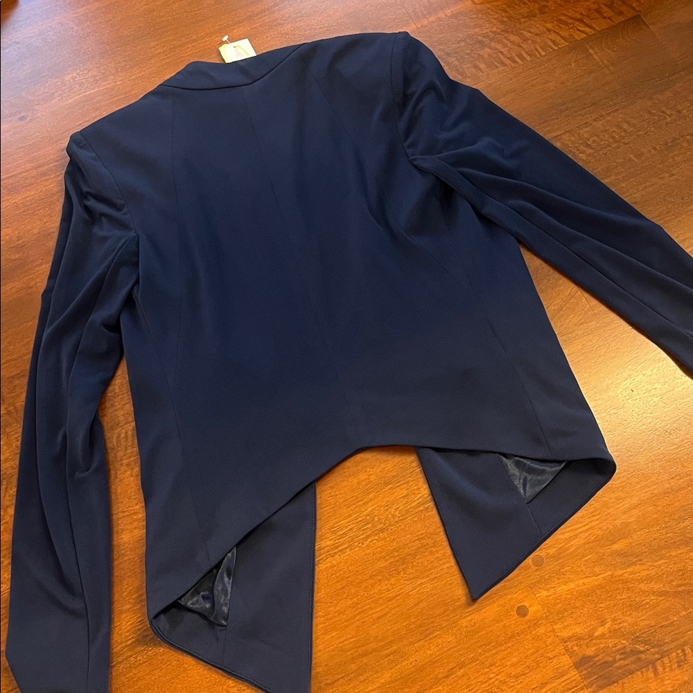 NWT BCBGeneration Dark Blue Stretchy Women's Blazer - Picture 4 of 4